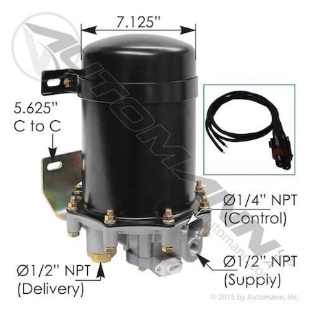 Automann Air Drier, Brake, Ad9 Type, 12V 170.065225